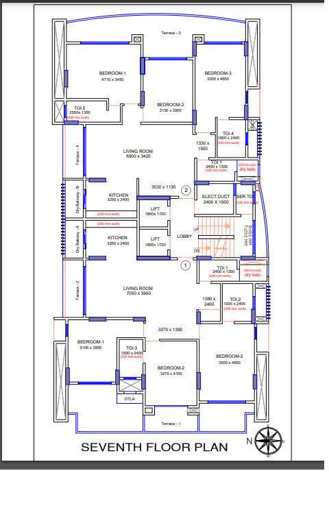 3 BHK Apartment for Sale in 27th Road Mumbai